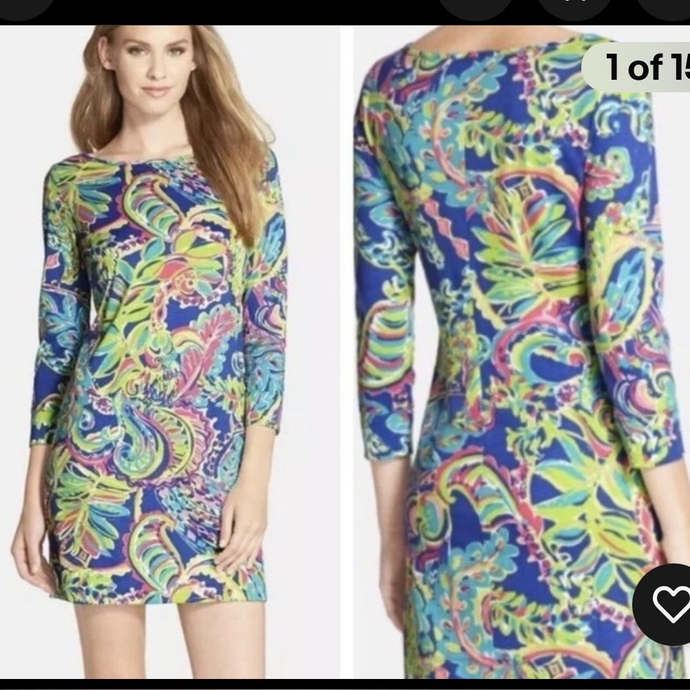 Lilly Marlowe Pulitzer Shift 100% Cotton, Classic Dress Toucan Play